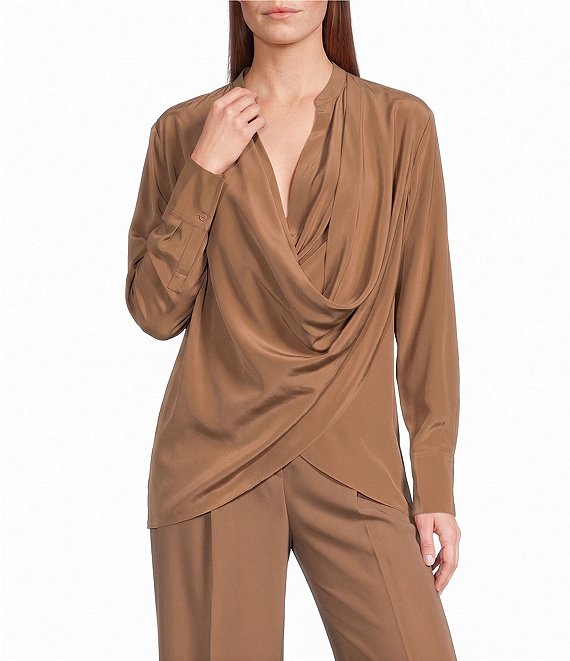 Reiss Lauren Matt Silk Top