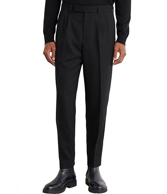 Reiss Strap Pleated Dress Pants