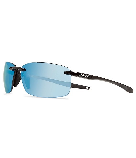 Color:Black with Blue Water Lens - Image 1 - Descend N Polarized 64mm Sunglasses