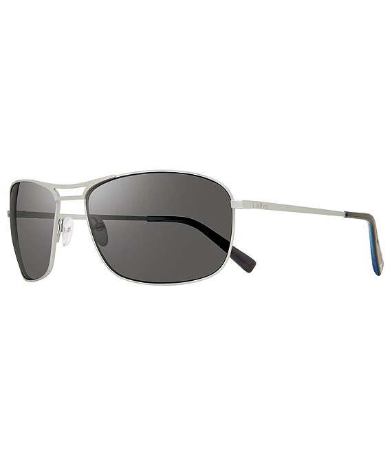 Color:Matte Chrome with Graphite Lens - Image 1 - Surge Navigator Polarized 62mm Sunglasses