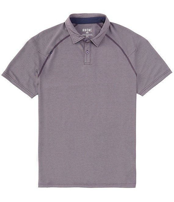 Color:Nightshade/Quicksilver - Image 1 - Delta Pique Short Sleeve Polo Shirt