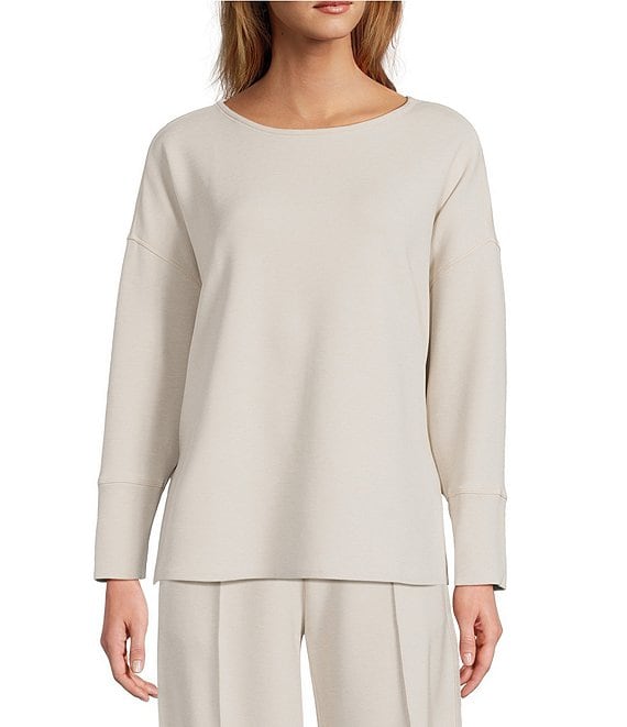 RHONE Dreamglow Coordinating Crewneck Long Sleeve Pullover, Sand - Image 1