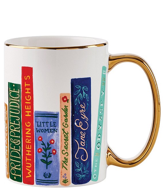 Rifle Paper Co. Book Club Porcelain Coffee Mug