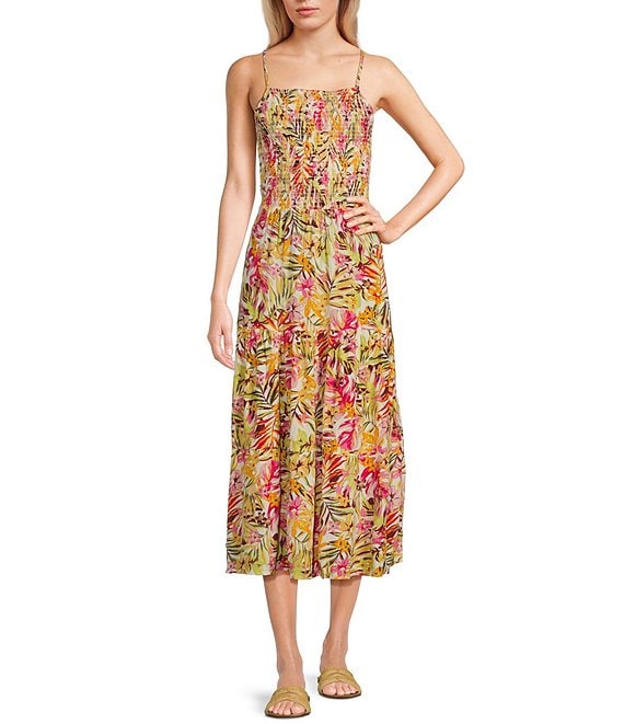 Buy Rip Curl Pink Floral Maxi Dress