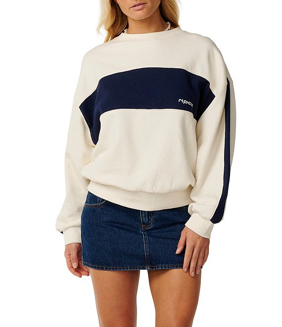 Rip Curl Crafted Drop Shoulder Crewneck Pullover