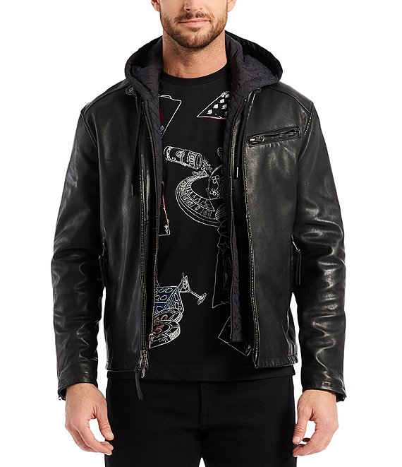 Robert Graham Cedro Leather Moto Jacket