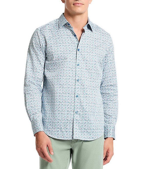 Robert Graham Lenox Stretch Long Sleeve Woven Shirt