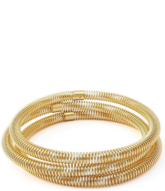 Robert Lee Morris Soho Coiled Bangle Bracelet Set