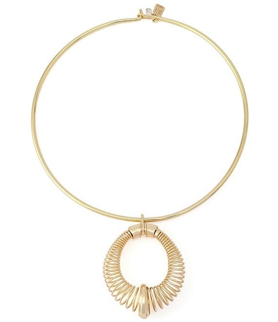 Robert Lee Morris Soho Coiled Wire Short Pendant Necklace