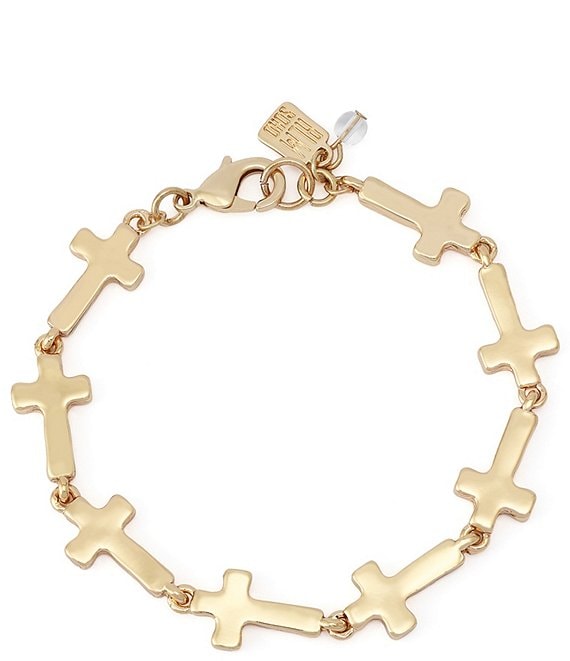 Robert Lee Morris Soho Cross Link Line Bracelet