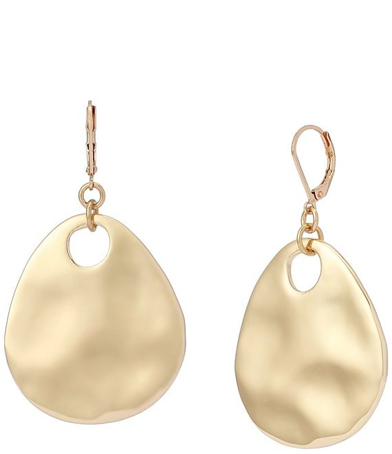 Robert Lee Morris Soho Disc Drop Earrings