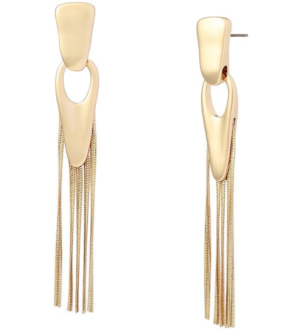 Robert Lee Morris Soho Fringe Linear Earrings