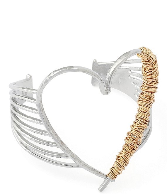 Robert Lee Morris Soho Heart Cuff Bracelet