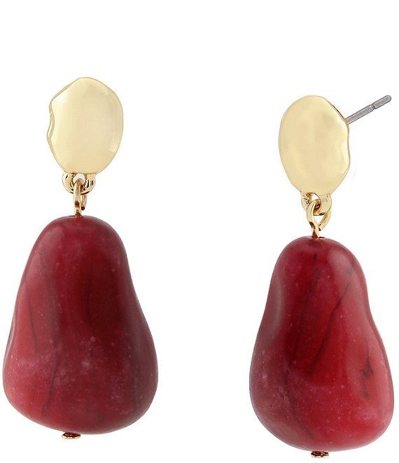 Robert Lee Morris Soho Jasper Stone Drop Earrings