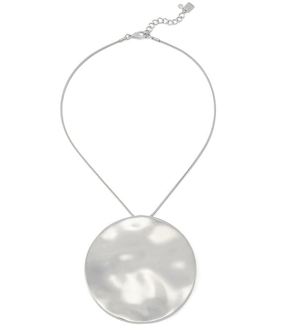 Robert Lee Morris Soho Vintage Medallion Short Chunky Statement Pendant Necklace