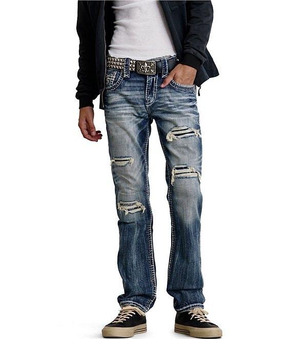 Rock Revival Samuel Straight Leg Jeans | Dillard's