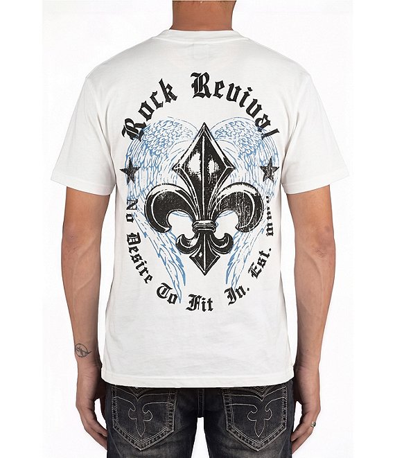 Rock Revival Short Sleeve Fleur De Lis T-Shirt
