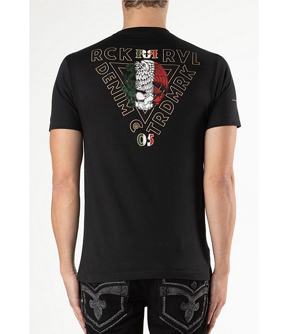 Rock Revival Short Sleeve Triangle Shaped Graphic T-Shirt | Dillard's