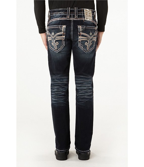 Two pairs mens hot Rock Revival jeans