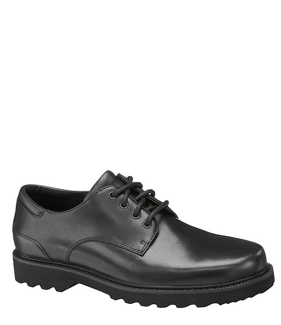 Color:Black Leather - Image 1 - Men's Waterproof Leather Northfield Oxfords