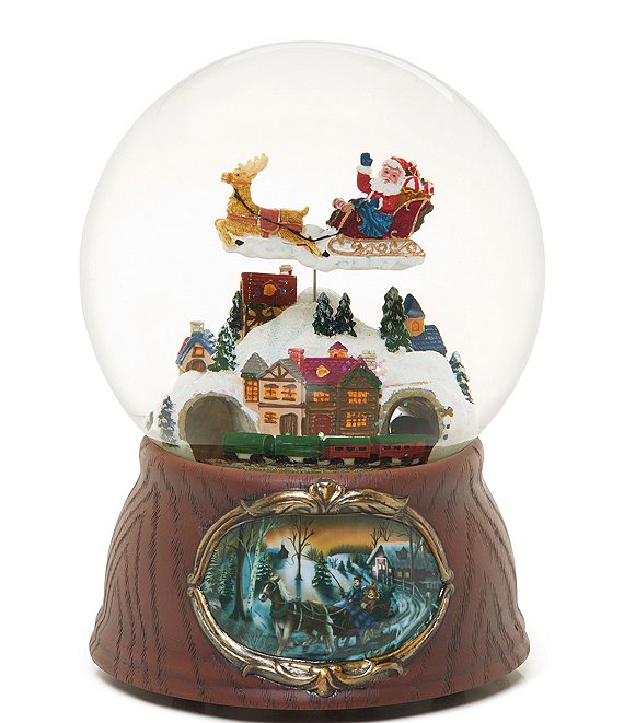 Roman Santa and Train Glitterdome | Dillard's