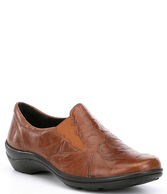 Color:Brandy - Image 1 - Cassie 24 Slip-On Leather Loafers