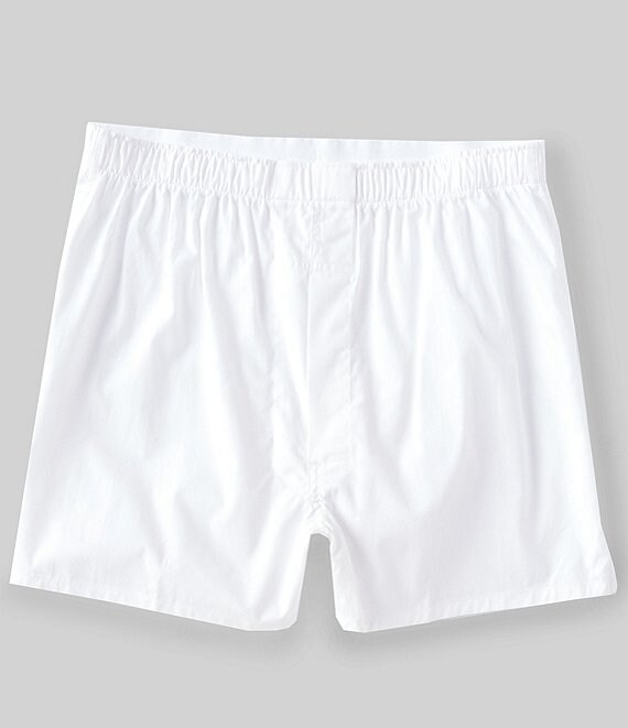 Color:White - Image 1 - Big & Tall Full Cut Boxers 2-Pack