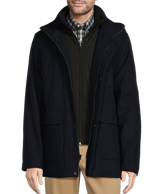 Roundtree u0026 Yorke Big u0026 Tall Long Wool Blend Coat | Dillard's
