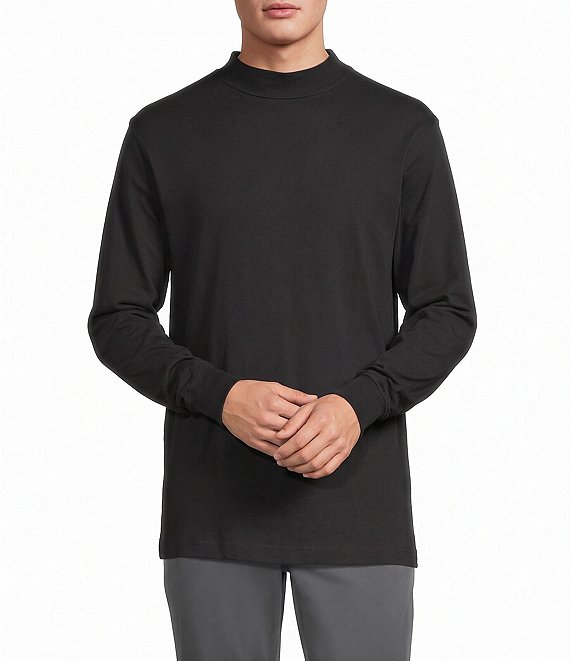 Roundtree & Yorke Big & Tall Mock Neck Pullover | Dillard's