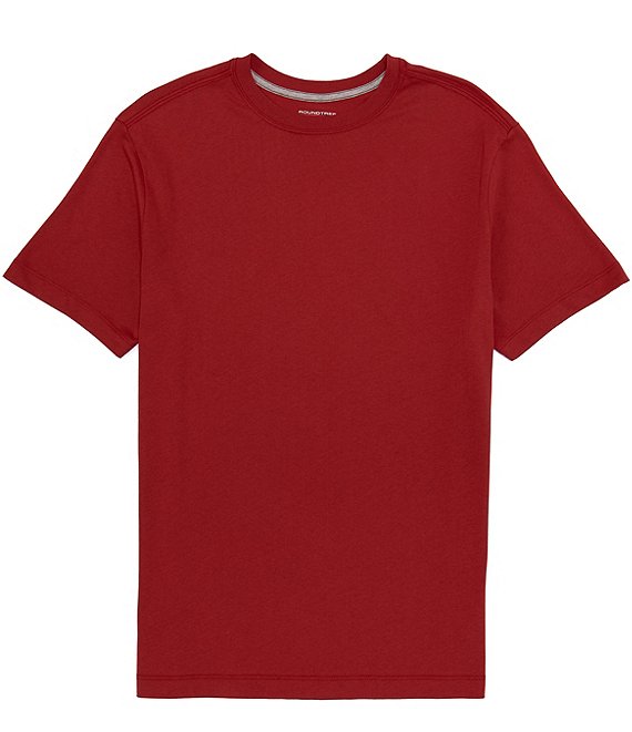Roundtree & Yorke Big & Tall Short-Sleeve Solid Knit Sleep T-Shirt