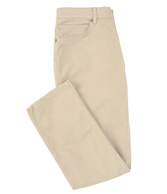 Roundtree & Yorke Big & Tall The Perfect 5-Pocket Straight Leg Flat ...