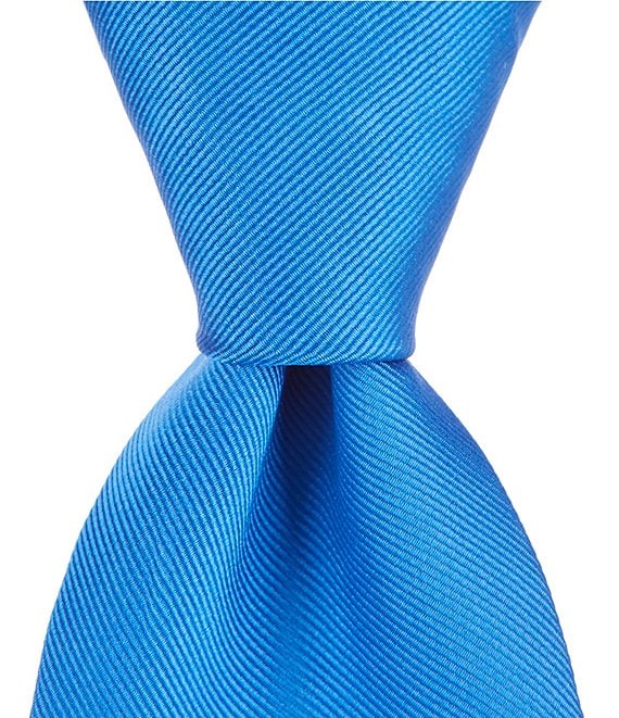 Roundtree & Yorke Cardinal Solid 3 1/8#double; Traditional Silk Tie
