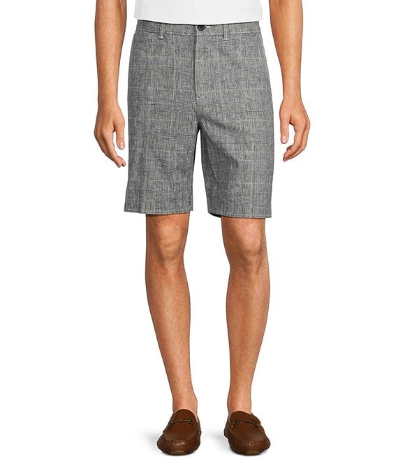 Men's Classic-fit Flat-Front outlet Linen Short-9