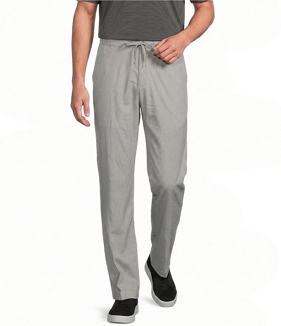 Roundtree & Yorke Classic Fit Side Elastic Drawstring Pants