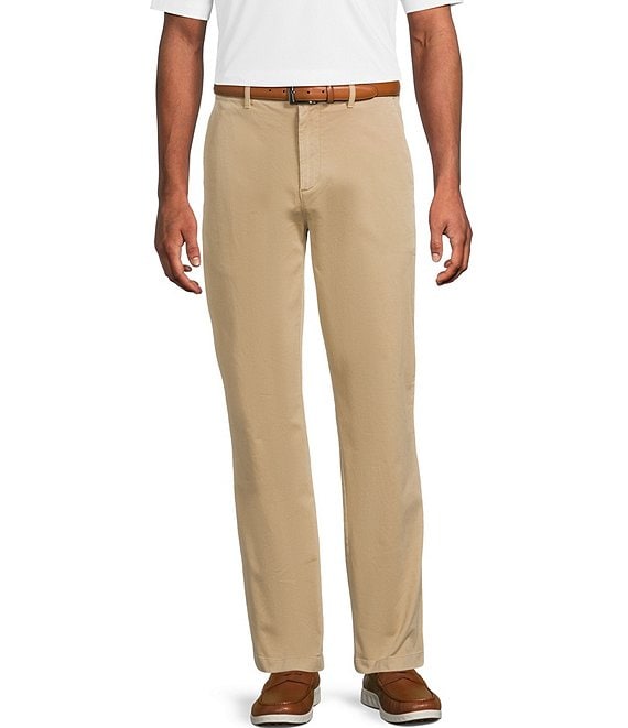 Roundtree & Yorke Classic Fit Solid Textured Chino Pants