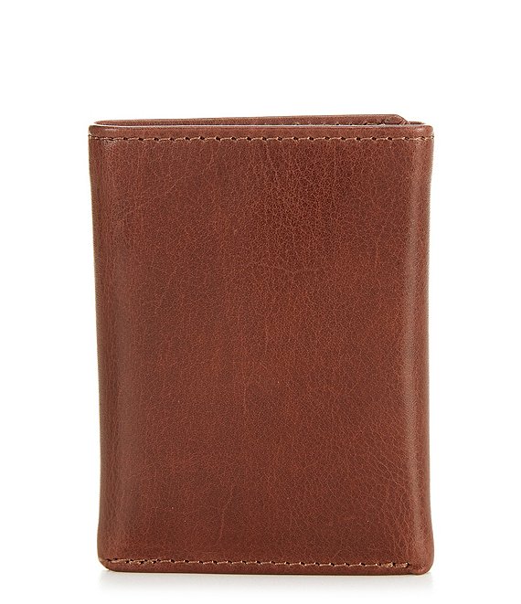 Roundtree & Yorke Cow Leather Tri-Fold Wallet | Dillard's
