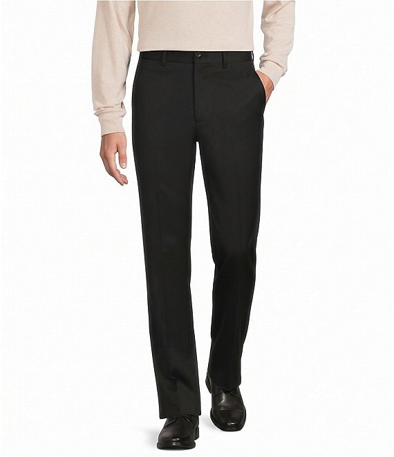 Roundtree & Yorke Flat Front Classic Fit Performance Pants