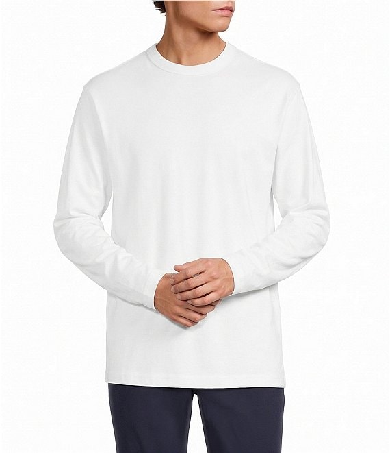 Roundtree & Yorke Long Sleeve Solid Heavyweight Tee