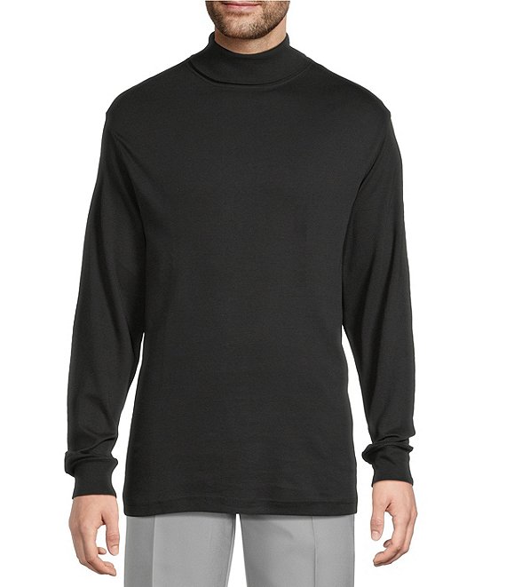 Roundtree & Yorke Long Sleeve Solid Turtle Neck Pullover