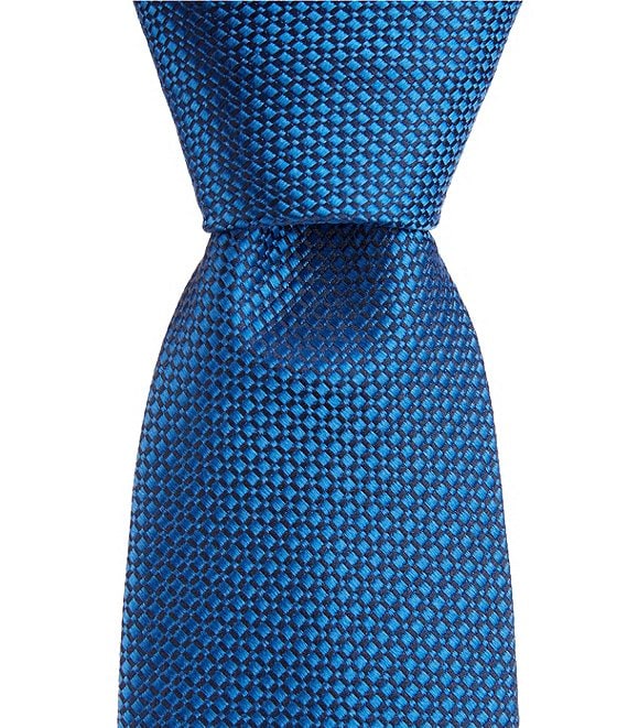 Roundtree & Yorke Louis Solid 3.125#double; Silk Blend Tie