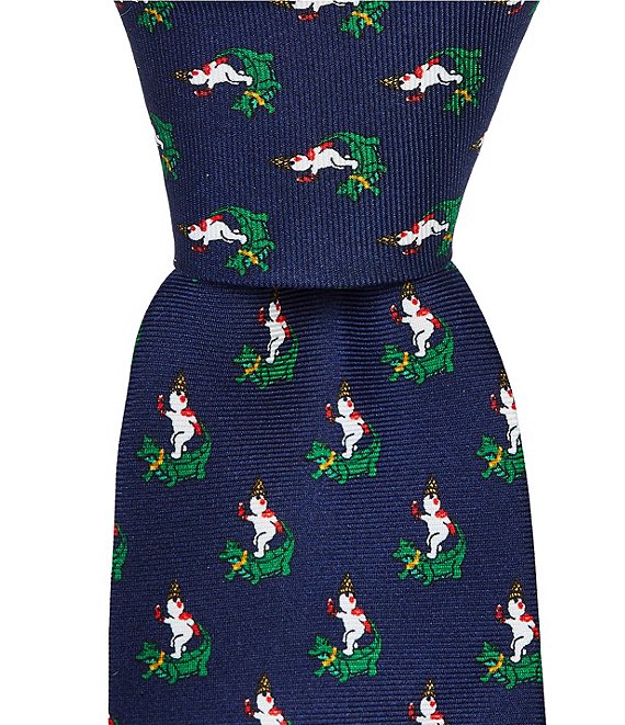 Roundtree & Yorke Mr. Bingle Alligator Traditional Tie