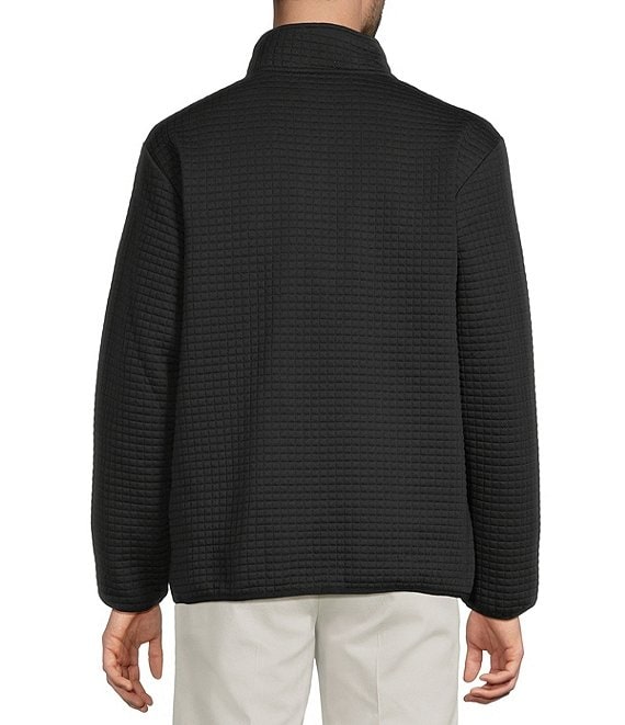 Roundtree & Yorke Performance Long Sleeve Quilted Quarter Zip