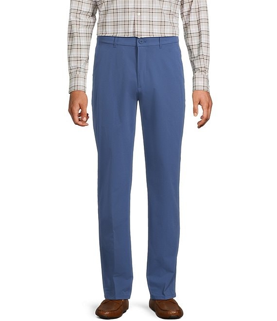 Roundtree & Yorke Performance Stewart Flat Front Classic Fit Stretch Pants