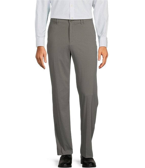 Roundtree & Yorke Performance Tech Andrew Straight Fit Flat Front Pants ...