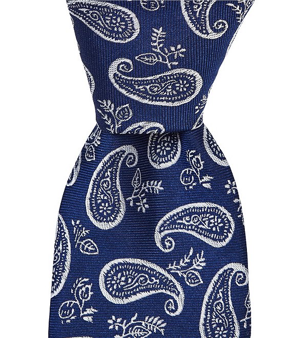 Roundtree & Yorke Saul Pine Silk Traditional Tie