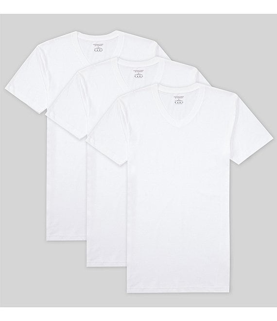 Pack of 3 Short Sleeve T-Shirts for Boys - white