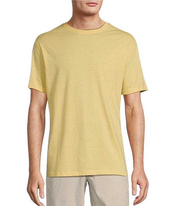 Roundtree & Yorke Solid Cloud Short Sleeve Crew Neck T-Shirt