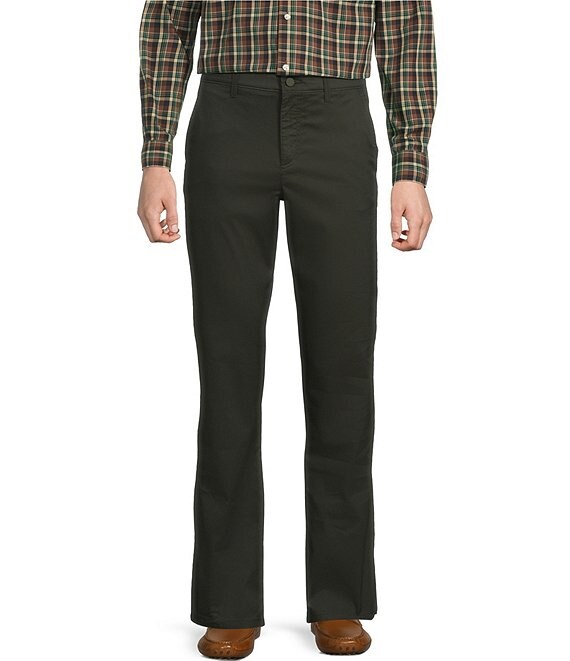 Roundtree & Yorke Straight Fit Flat Front Pants