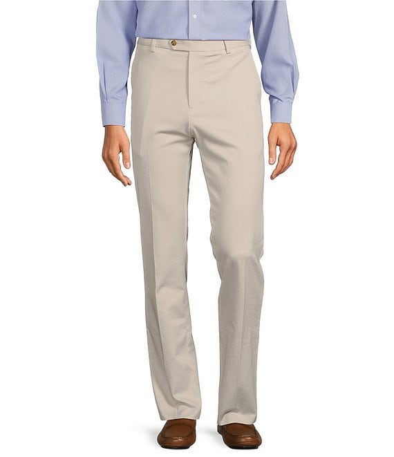 Roundtree & Yorke TravelSmart Ultimate Performance Slim Fit Flat Front  Non-Iron Chino Pants