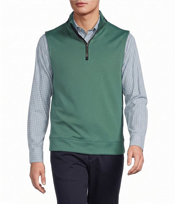 Roundtree & Yorke TravelSmart Solid Quarter Zip Vest
